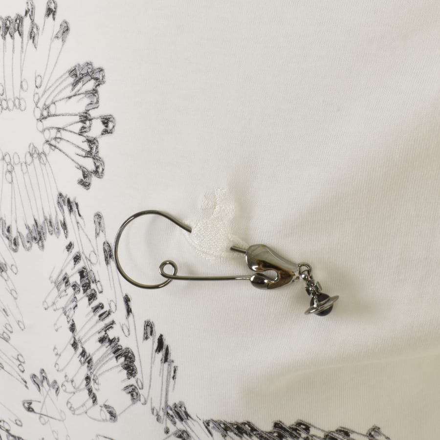 Vivienne Westwood Safety Pin T Shirt Off White | Mainline